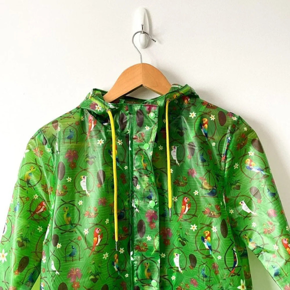 Disney Parks Enchanted Tiki Room Rain Jacket Exclusive NWT Size XS - Picture 5 of 8
